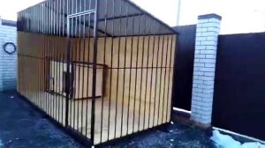 ВОЛЬЕР ДЛЯ АЛАБАЯ , НЕДОРОГО, ВОЛЬЕРЫ ДЛЯ СОБАК СВОИМИ РУКАМИ НА ЗАКАЗ, СОВЕРСТРОЙ