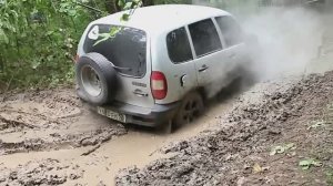 По Бездорожью только Нивы Могут, УАЗ сломался, Land Cruiser сломался, бездорожье, гряземес.