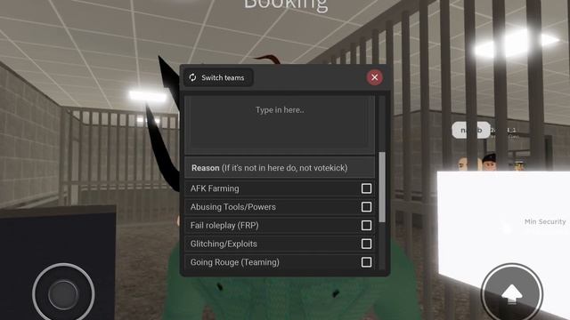 How to votekick in County Jail RP Roblox смотреть онлайн