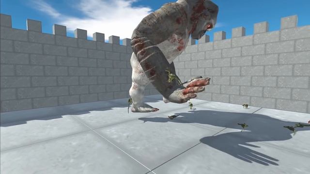 DEINONYCHUS Swarm Vs Titans From ALL UNITS Inside Walls Animal Revolt Battle Simulator