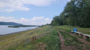 Самара , Красная глинка , посёлок Южный Смотровая площадка , остров Зелёненький , Жигулёвские ворот