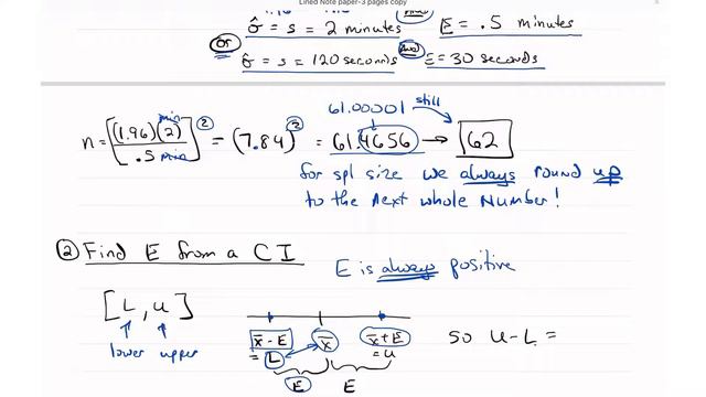 Introductory Statistics L29 Part b Section 8.1 Part 8 Sample Size Determination Continued смотреть онлайн