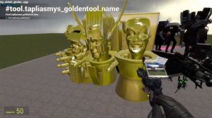 SPARTAN KICKING ALL GOLDEN SKIBIDI TOILETS and DIAMOND CAMERA MANS VS GIANT BLACK PIT - Garry's Mod