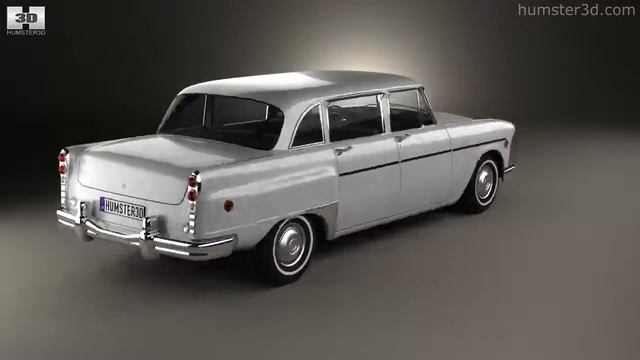 Checker Marathon (A12) 1968 by 3D model store Humster3D.com смотреть онлайн