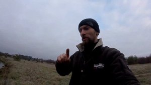 Установка жерлиц и висуль осенью, на малой реке Меглинка. За щукой осенью!