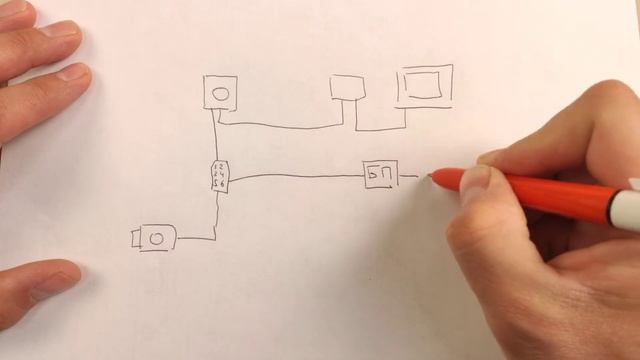 Принципиальная схема подключения IP домофона и кодовой панели смотреть онлайн