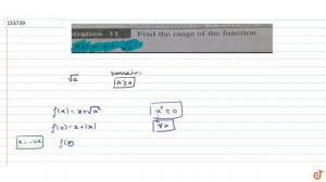 Find the range of the function `f(x)=x+sqrt(x^2)`