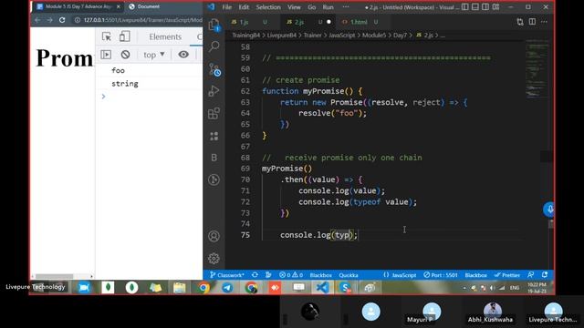 Js Module 05: Day 07_2  Promise part 2 in javascript in hindi -  19 July 2023