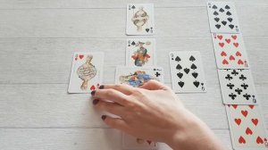 Расклад "Кельтский крест" на возвращение партнера на простых игральных картах