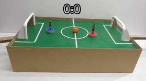 How to make a football with magnets made of cardboard Desktop Game from Cardboard