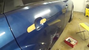 Рихтовка и покраска двери Ford focus 2