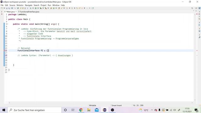 Java Lambda | Java Tutorial für Fortgeschrittene