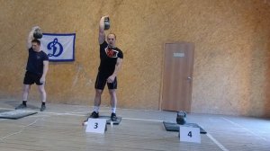 Соревнования по гиревому спорту (армейский рывок 24 кг)