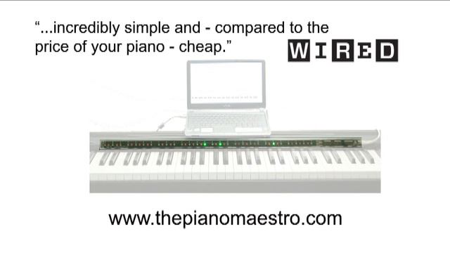 Learn to play the piano with PianoMaestro смотреть онлайн