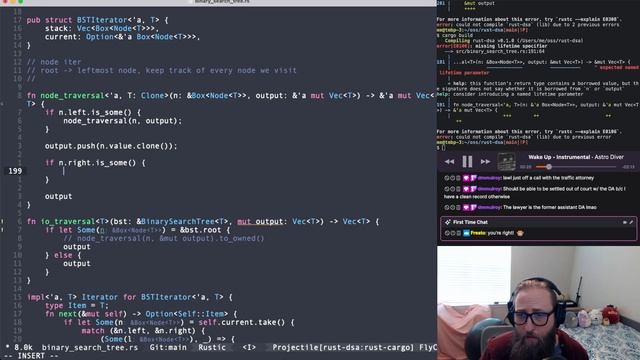 ? Binary Search Tree in Rust! DATA STRUCTURES PART 7.6 - Rust n00bery - Rust OSS - Rust DSA смотреть онлайн