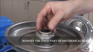 EBARA_ Serie 3S Mechanical Seal Disassembling_eng