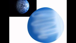 Exoplanet : HD 189733b (crappy quality)