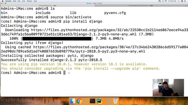 Django 2 Building A CMS: How To Install Django And Create A Django Project