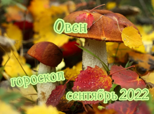 Овен! Гороскоп на сентябрь 2022 года!