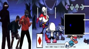 FNF VS Indie Cross — Crossed Out In Real Life (Nightmare Cuphead Sans Bendy)