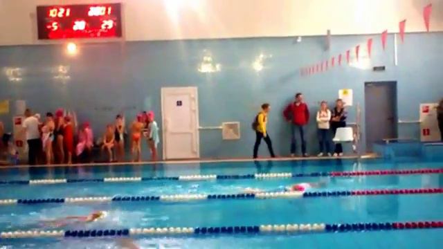 Историческая победа в заплыве на Кубке ЮВАО по плаванию. смотреть онлайн