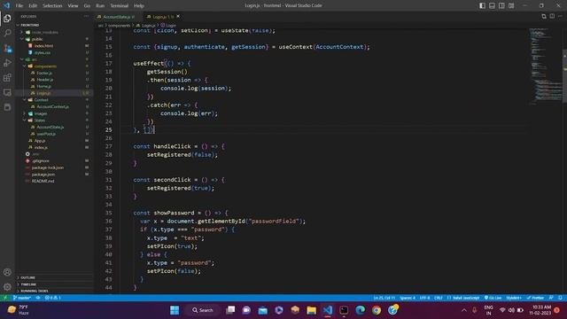 AWS Cognito + React JS - Getting User Session || Serverless Framework