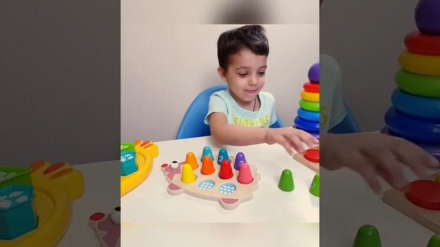 Ёжик с цифрами. Изучаем счёт.