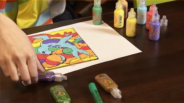 Витражные краски. Как раскрасить витраж. смотреть онлайн