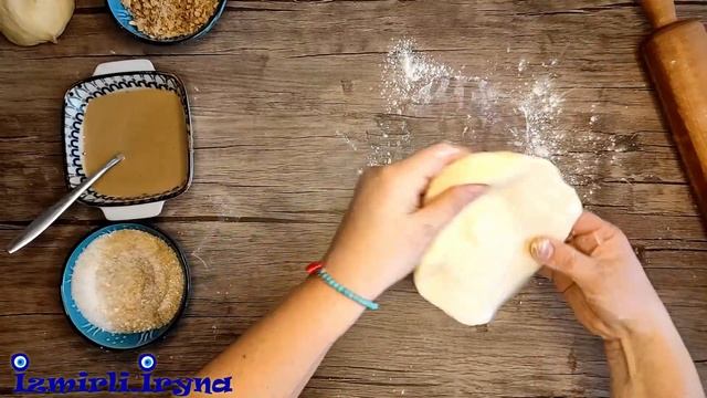 Турецкие сладкие булочки  с Тахини и Грецкими Орехами. Tahinli çörek. Турецкая выпечка