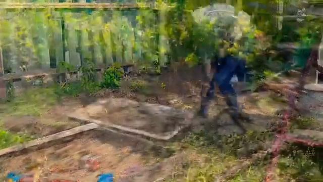 #18 Зона отдыха с нуля своими руками/как разработать целину/Делаем площадку под шатер/Наша самоделк