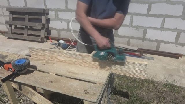Обрезная доска, дюймовка - обработка и текстурирование для интерьера!