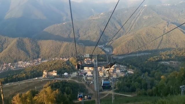 Горная карусель  спуск .