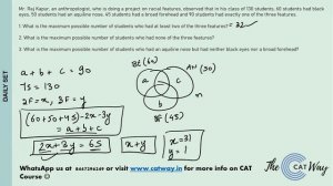 LRDI Set || Venn Diagram || The CATWay || CAT