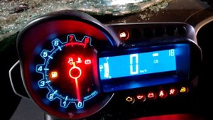Шевроле Авео Т300. Панель приборов