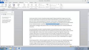 Selectare Text in Word 2010