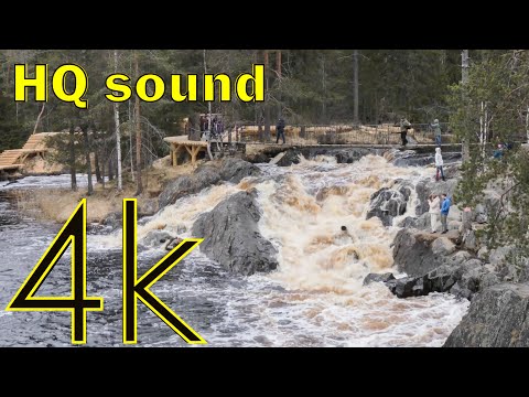 Рускеальские водопады (4K HQ sound)