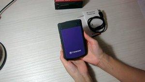 Обзор внешнего жесткого диска Transcend Storejet 25h3p 1TB