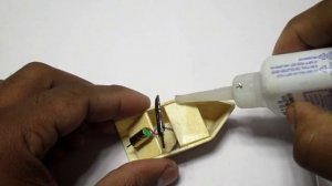 World's smallest Mini Solar Boat.