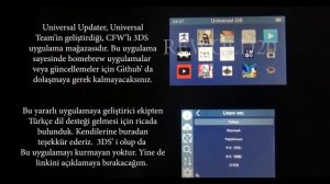 Kısa Kısa Nintendo 3DS Çevirileri: Menü- Universal Updater- TWLMenu++ - nds-bootstrap