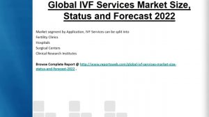 2017 Study - Global IVF Services Market 