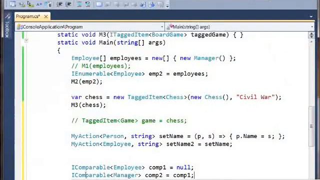 Use Covariance and Contravariance in VS 2010 PART 3 смотреть онлайн