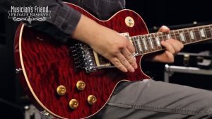 Gibson Custom Alex Lifeson 40th Anniversary R40 Signed Les Paul Axcess Quilt Ruby Red