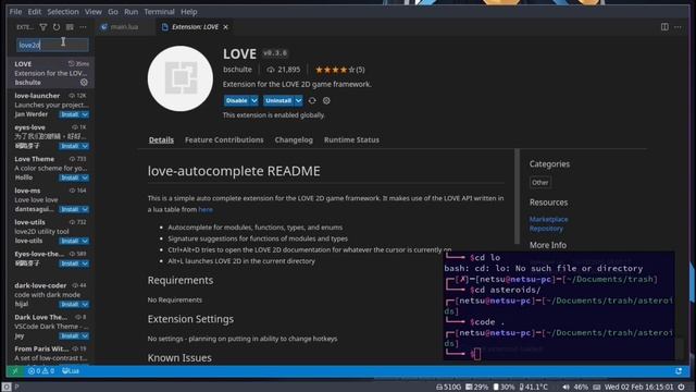 Game Development with LÖVE 2D and Lua – Full Course