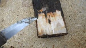 Самодельная шпальтированная  древесина!