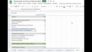 Отчет о доходах и расходах