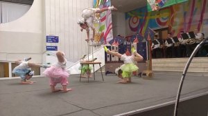 Цирковая студия "Романтики" Минск, беларусь. Выступление на мероприятии МЧС РБ,