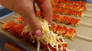 Шашлык из макарон! Вкуснее мяса! Готовлю каждый день и не надоедает!