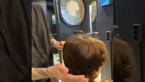 Как делать слайсинг Основные виды скользящих срезов на примере  стрижки Маллет