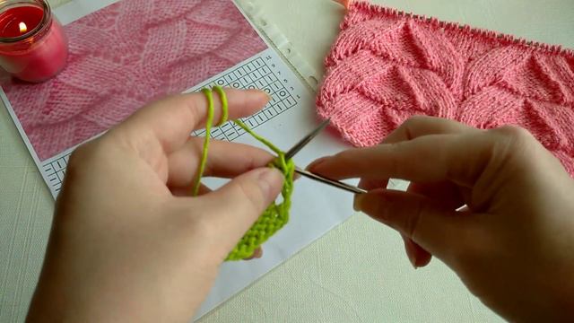 МК ✨Простой и очень красивый узор спицами.✨ смотреть онлайн