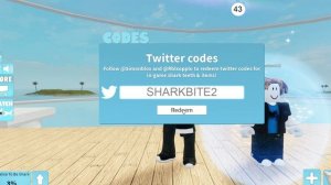 *NEW* UPDATE! TEETH* CODES! SharkBite ? ROBLOX